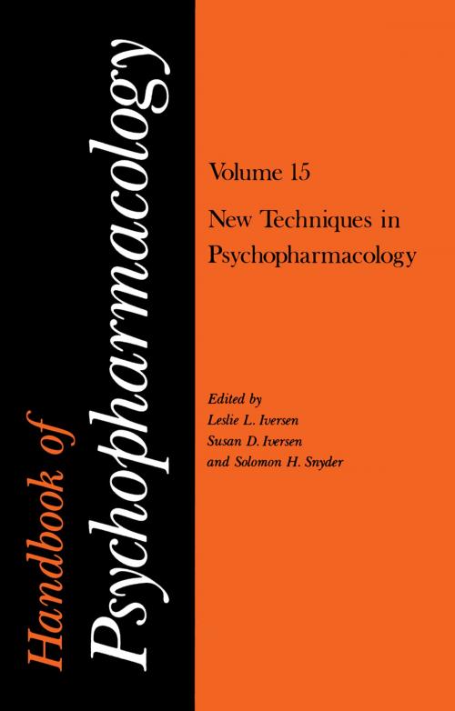 Cover of the book Handbook of Psychopharmacology by , Springer US