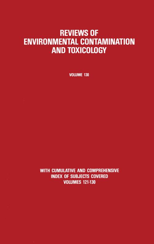 Cover of the book Reviews of Environmental Contamination and Toxicology by George W. Ware, Springer New York