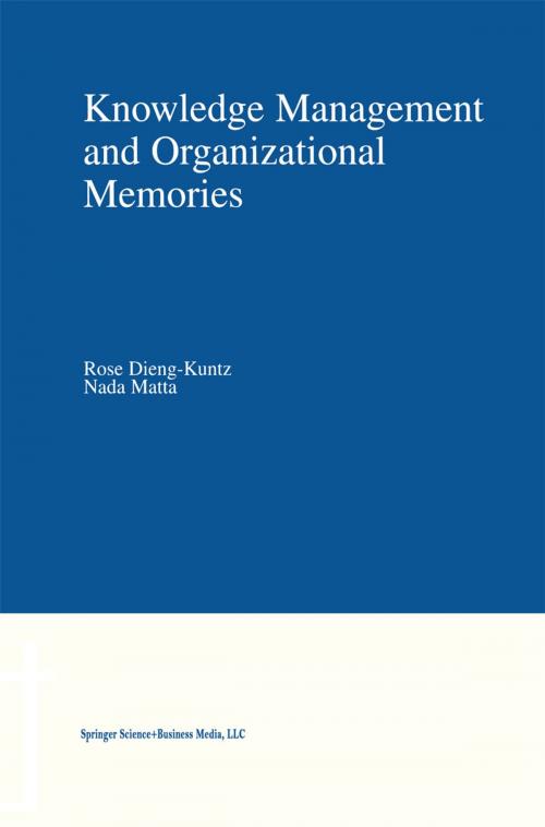 Cover of the book Knowledge Management and Organizational Memories by , Springer US