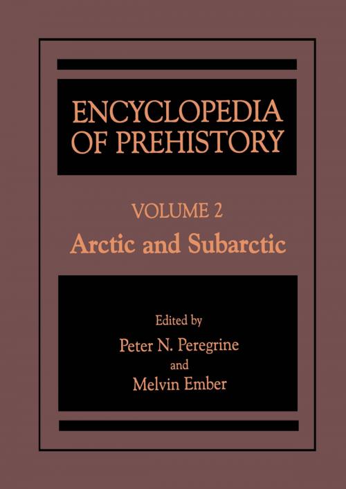 Cover of the book Encyclopedia of Prehistory by , Springer US