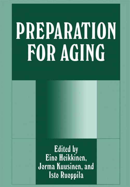 Cover of the book Preparation for Aging by , Springer US