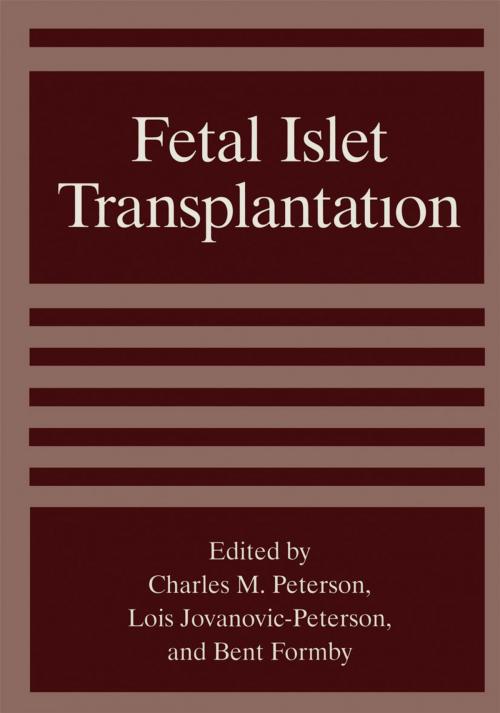 Cover of the book Fetal Islet Transplantation by , Springer US