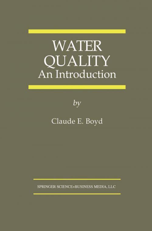 Cover of the book Water Quality by Claude E. Boyd, Springer US