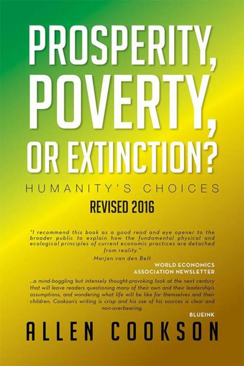 Cover of the book Prosperity, Poverty or Extinction? by Allen Cookson, Xlibris NZ