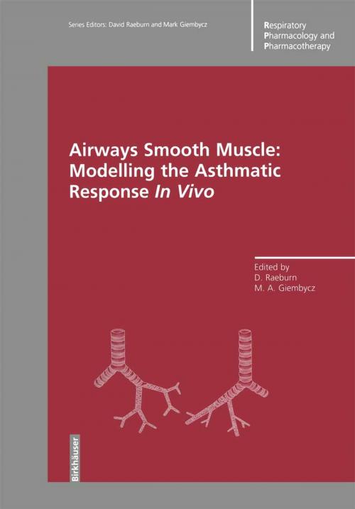 Cover of the book Airways Smooth Muscle: Modelling the Asthmatic Response In Vivo by , Birkhäuser Basel