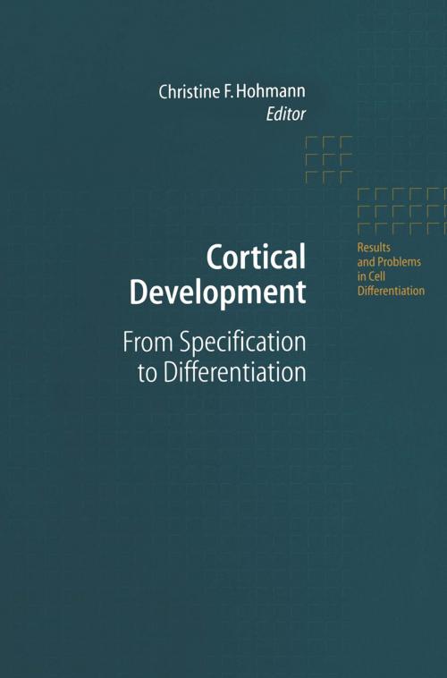 Cover of the book Cortical Development by , Springer Berlin Heidelberg