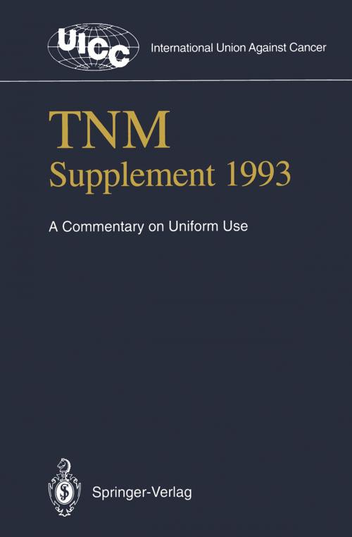 Cover of the book TNM Supplement 1993 by , Springer Berlin Heidelberg