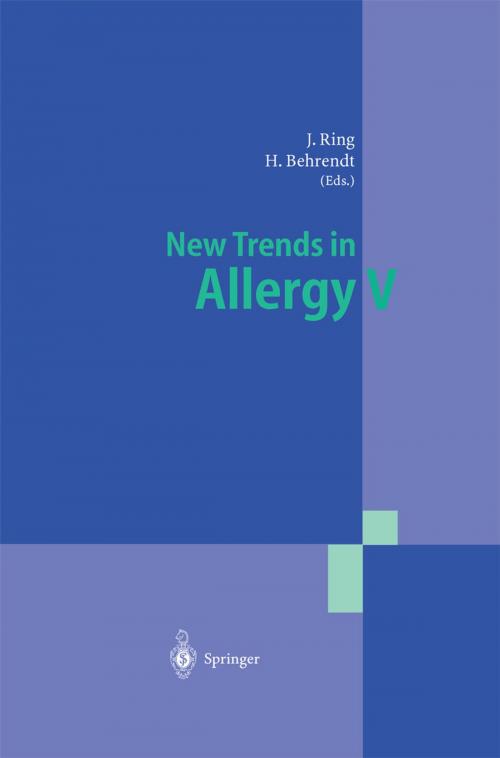 Cover of the book New Trends in Allergy V by , Springer Berlin Heidelberg