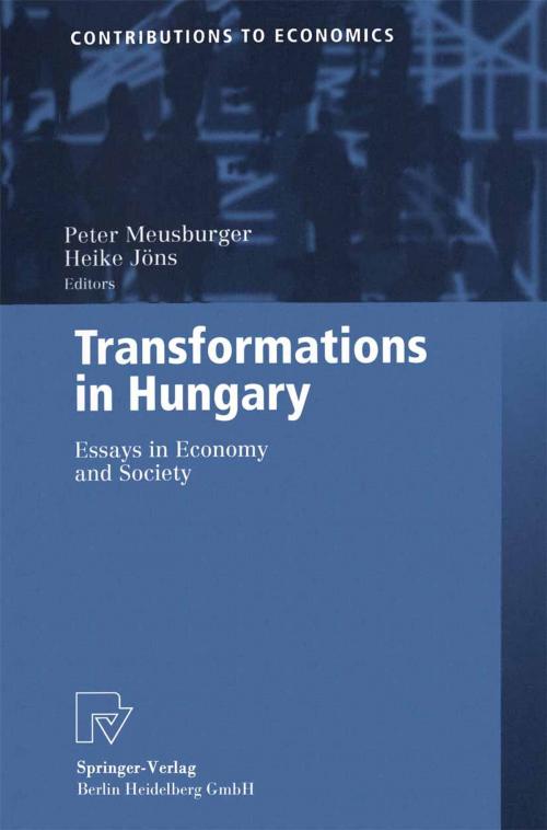 Cover of the book Transformations in Hungary by , Physica-Verlag HD