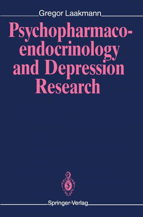 Cover of the book Psychopharmacoendocrinology and Depression Research by Gregor Laakmann, Springer Berlin Heidelberg