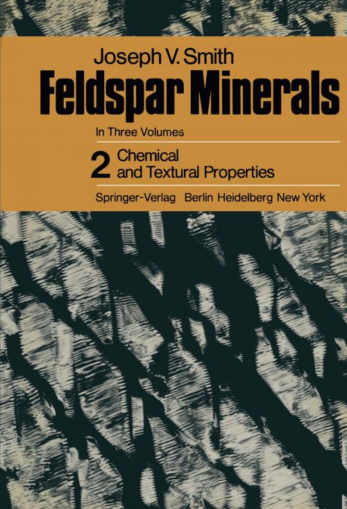 Cover of the book Feldspar Minerals by J.V. Smith, Springer Berlin Heidelberg