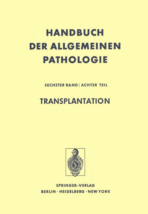 Cover of the book Transplantation by , Springer Berlin Heidelberg