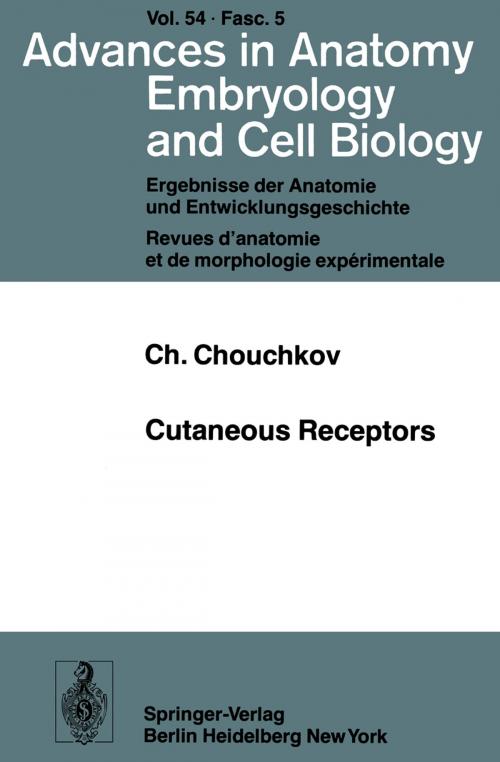 Cover of the book Cutaneous Receptors by C. Chouchkov, Springer Berlin Heidelberg