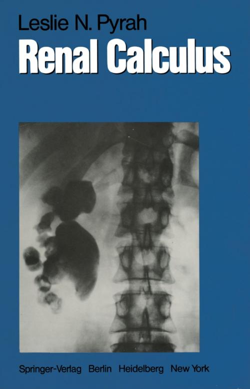 Cover of the book Renal Calculus by Leslie N. Pyrah, Springer Berlin Heidelberg