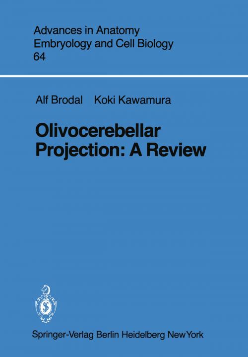 Cover of the book Olivocerebellar Projection by A. Brodal, K. Kawamura, Springer Berlin Heidelberg