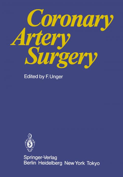 Cover of the book Coronary Artery Surgery by , Springer Berlin Heidelberg