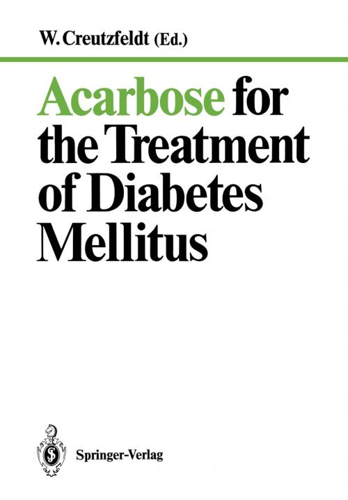 Cover of the book Acarbose for the Treatment of Diabetes Mellitus by , Springer Berlin Heidelberg