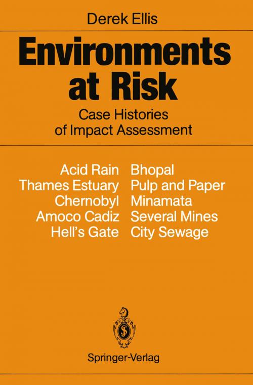 Cover of the book Environments at Risk by Derek Ellis, Springer Berlin Heidelberg