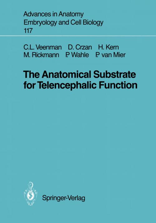 Cover of the book The Anatomical Substrate for Telencephalic Function by Helene Kern, Petra Wahle, Dagmar Crzan, C. Leonardus Veenman, Peter van Mier, Michael Rickmann, Springer Berlin Heidelberg