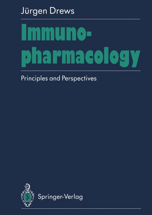 Cover of the book Immunopharmacology by Jürgen Drews, Springer Berlin Heidelberg