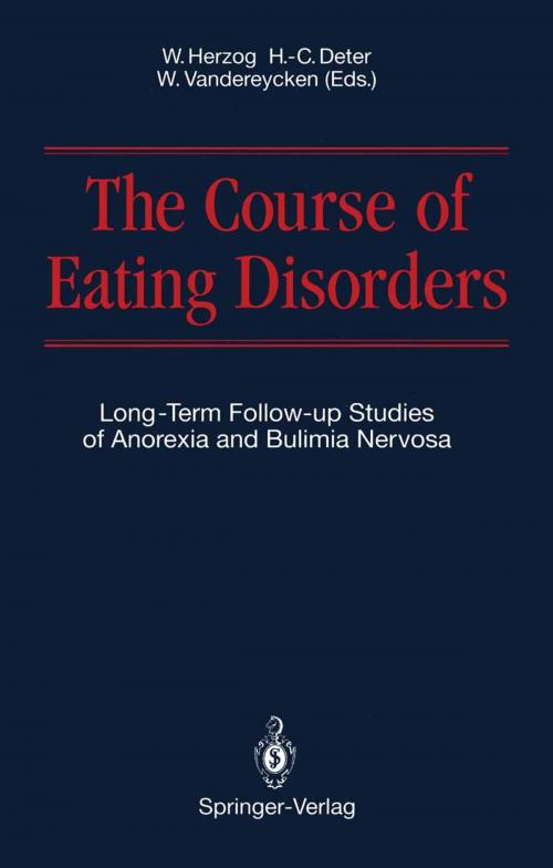 Cover of the book The Course of Eating Disorders by , Springer Berlin Heidelberg