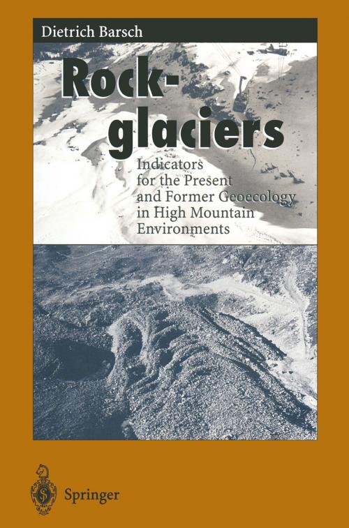 Cover of the book Rockglaciers by Dietrich Barsch, Springer Berlin Heidelberg