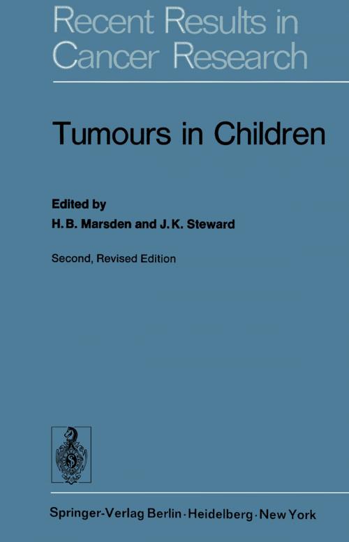 Cover of the book Tumours in Children by , Springer Berlin Heidelberg