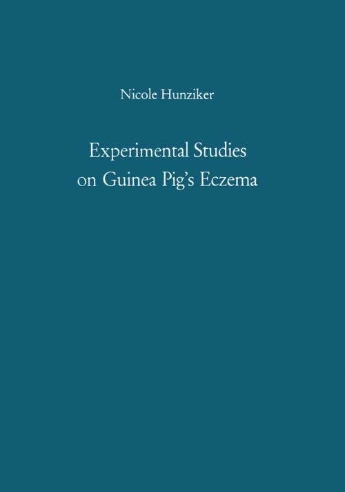 Cover of the book Experimental Studies on Guinea Pig’s Eczema by Nicole Hunziker, Springer Berlin Heidelberg