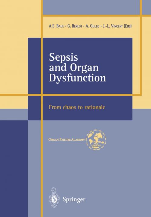 Cover of the book Sepsis and Organ Dysfunction by , Springer Milan