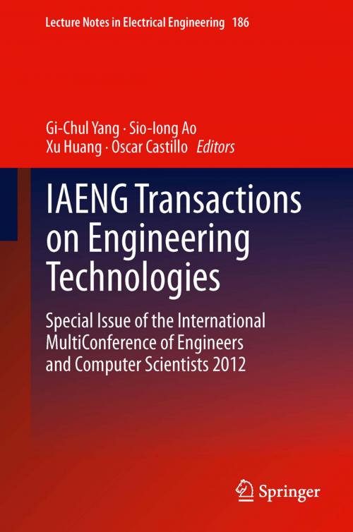 Cover of the book IAENG Transactions on Engineering Technologies by , Springer Netherlands