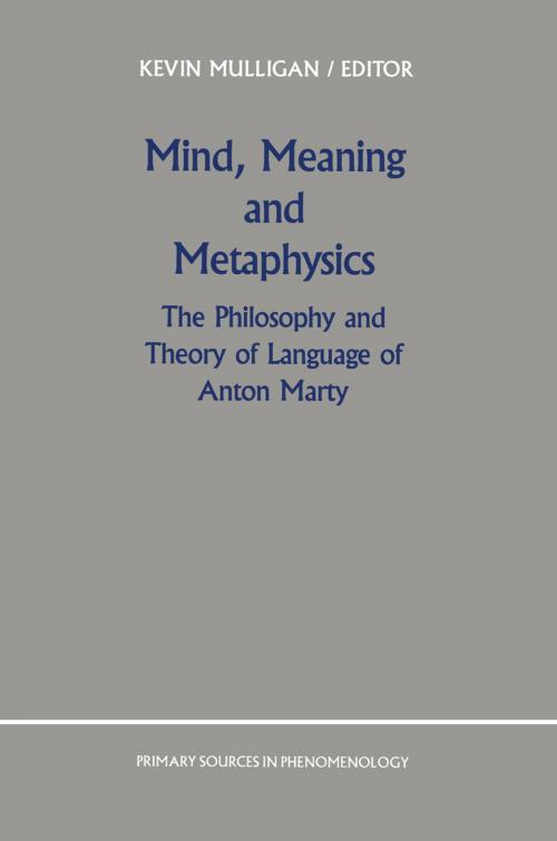 Cover of the book Mind, Meaning and Metaphysics by , Springer Netherlands