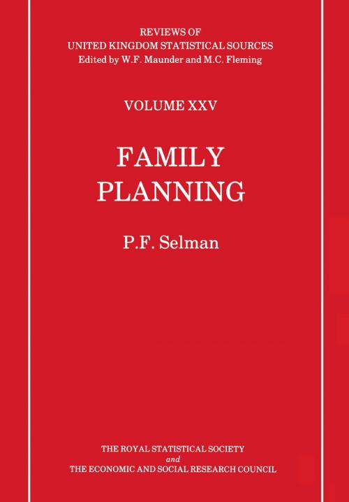 Cover of the book Family Planning by P. F. Selman, Springer Netherlands