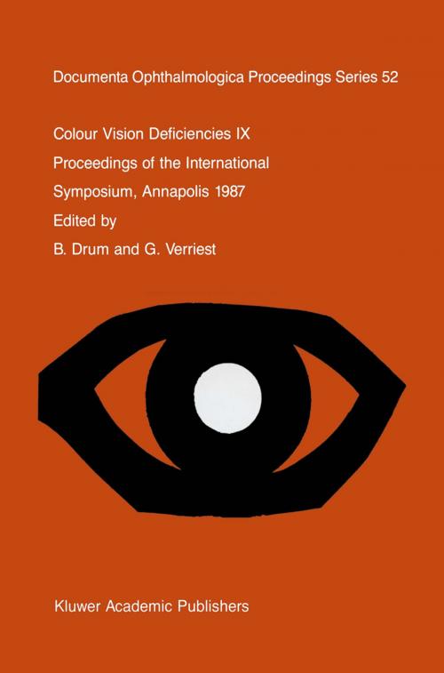 Cover of the book Colour Vision Deficiencies IX by , Springer Netherlands