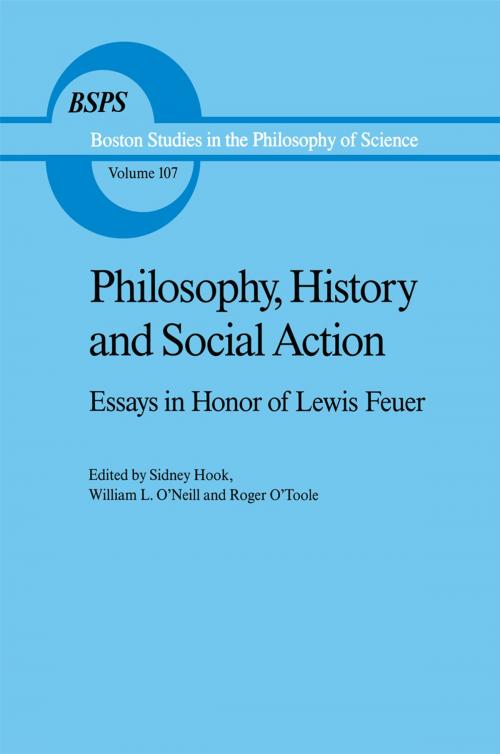 Cover of the book Philosophy, History and Social Action by , Springer Netherlands