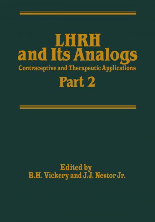 Cover of the book LHRH and Its Analogs by , Springer Netherlands