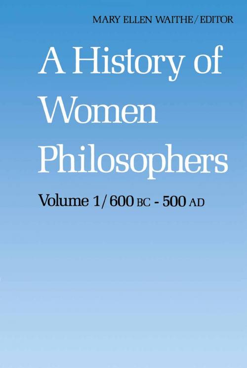 Cover of the book A History of Women Philosophers by , Springer Netherlands