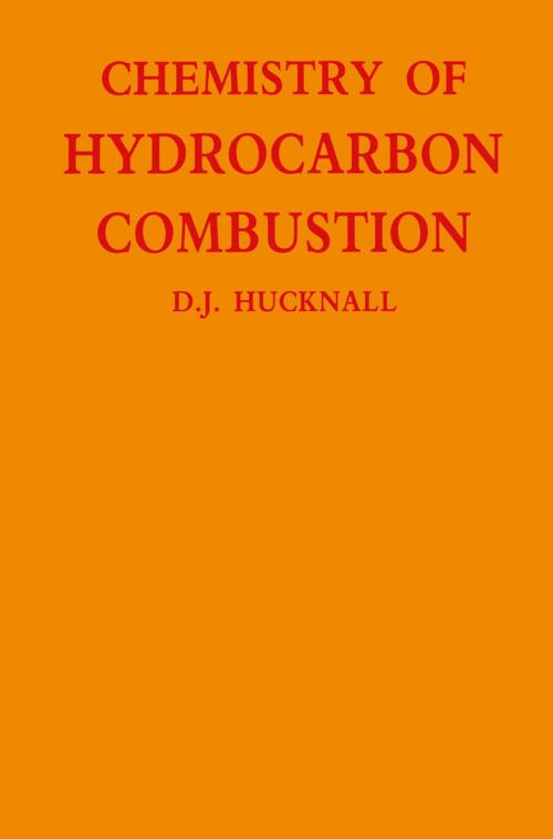 Cover of the book Chemistry of Hydrocarbon Combustion by David. Hucknall, Springer Netherlands