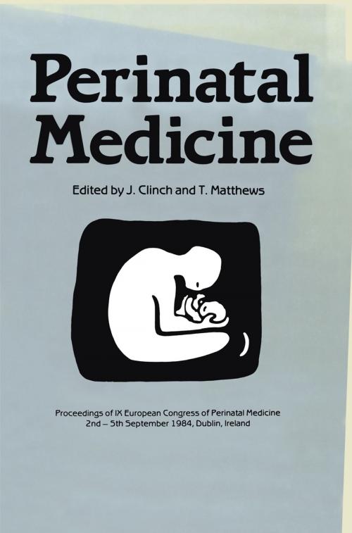 Cover of the book Perinatal Medicine by , Springer Netherlands