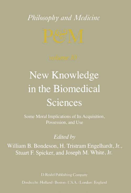 Cover of the book New Knowledge in the Biomedical Sciences by , Springer Netherlands