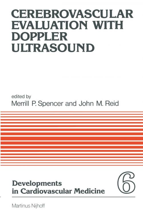 Cover of the book Cerebrovascular Evaluation with Doppler Ultrasound by , Springer Netherlands