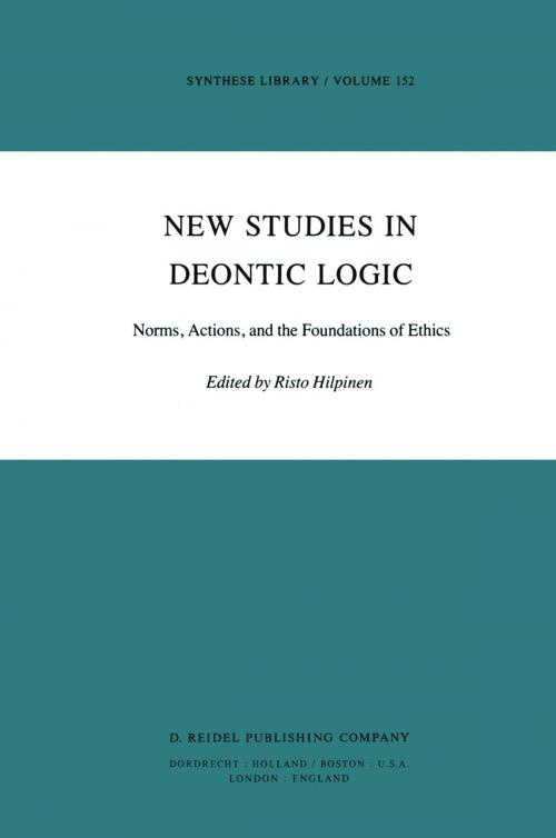 Cover of the book New Studies in Deontic Logic by , Springer Netherlands