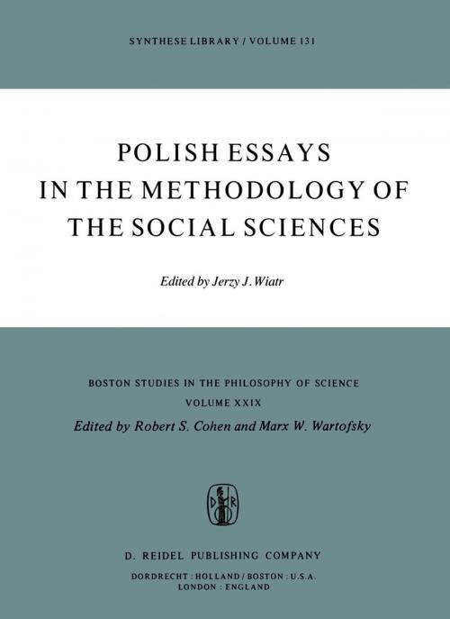 Cover of the book Polish Essays in the Methodology of the Social Sciences by , Springer Netherlands