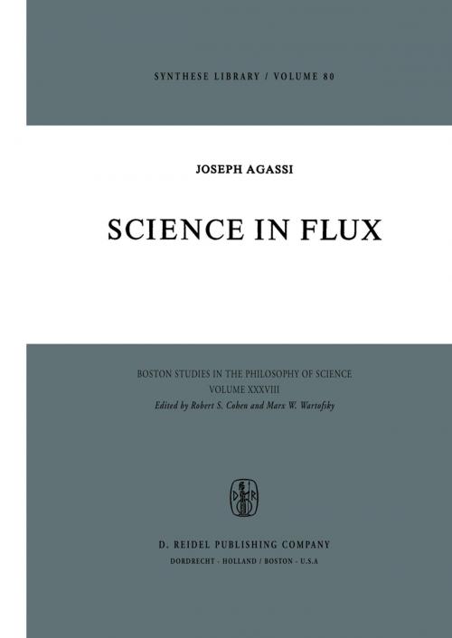 Cover of the book Science in Flux by J. Agassi, Springer Netherlands