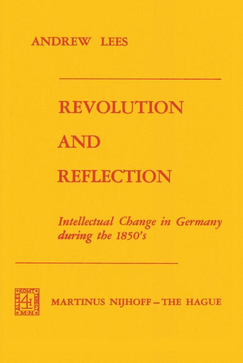 Cover of the book Revolution and Reflection by A. Lees, Springer Netherlands