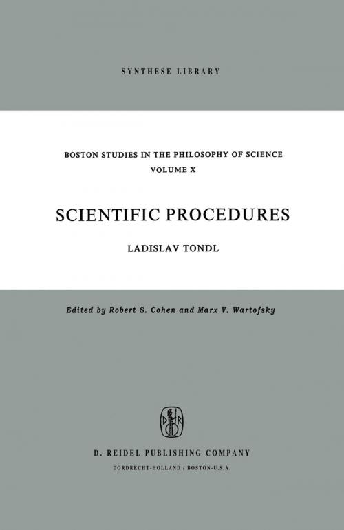 Cover of the book Scientific Procedures by L. Tondl, Springer Netherlands