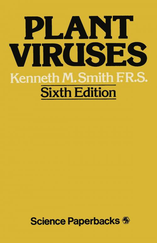 Cover of the book Plant Viruses by K. M. Smith, Springer Netherlands