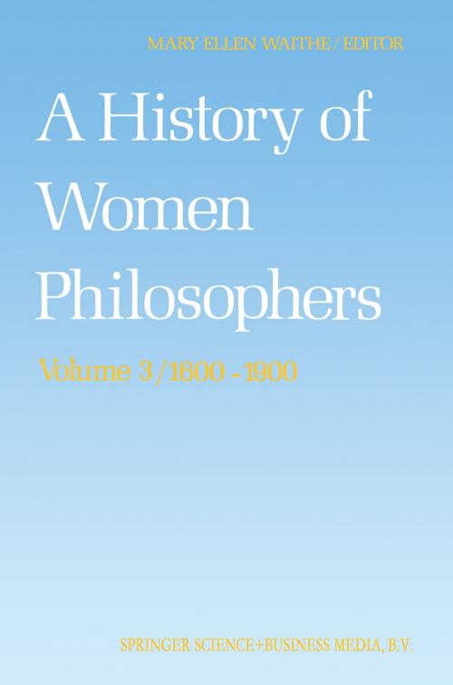 Cover of the book A History of Women Philosophers by , Springer Netherlands