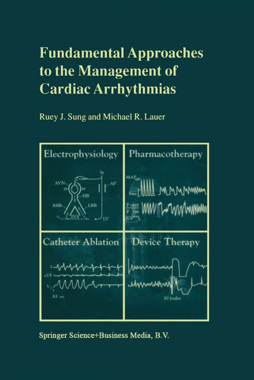 Cover of the book Fundamental Approaches to the Management of Cardiac Arrhythmias by Ruey J. Sung, M.R. Lauer, Springer Netherlands