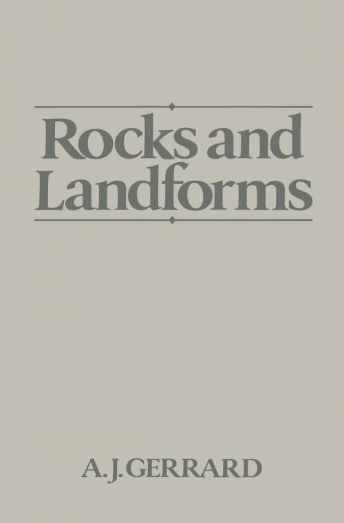 Cover of the book Rocks and Landforms by John Gerrard, Springer Netherlands