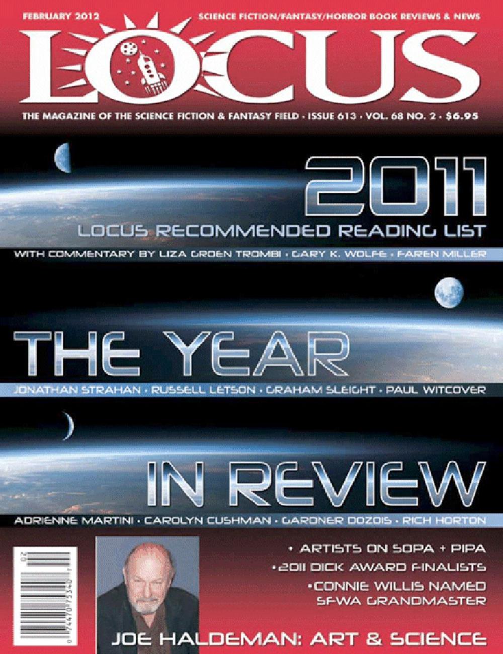 Big bigCover of Locus Magazine, Issue 613, February 2012